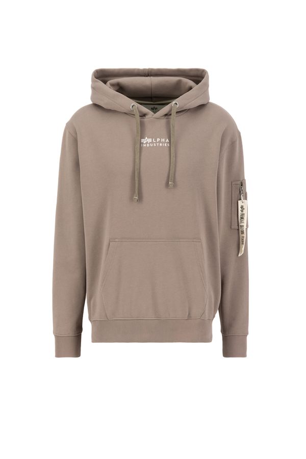 ALPHA INDUSTRIES ALPHA INDUSTRIES Суичър  кафяво / бяло