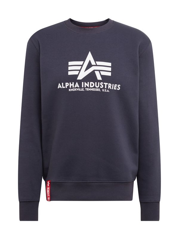 ALPHA INDUSTRIES ALPHA INDUSTRIES Суичър  морскосиньо / червено / бяло