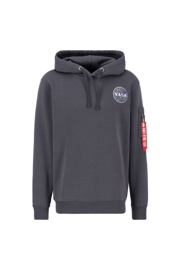 ALPHA INDUSTRIES ALPHA INDUSTRIES Суичър 'NASA'  сиво / зелено / лилав / черно / бяло