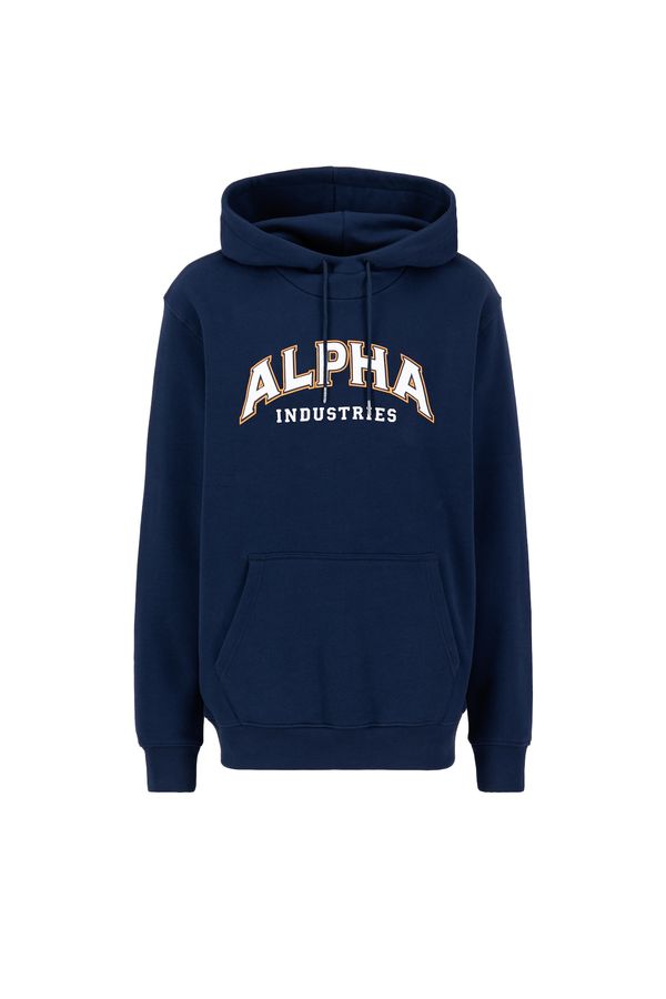ALPHA INDUSTRIES ALPHA INDUSTRIES Суичър  нейви синьо / бяло