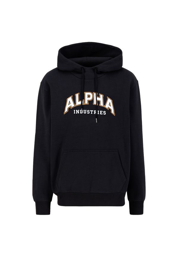 ALPHA INDUSTRIES ALPHA INDUSTRIES Суичър  оранжево / черно / бяло