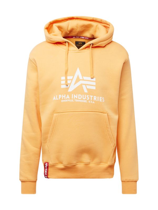 ALPHA INDUSTRIES ALPHA INDUSTRIES Суичър  оранжево / червено / бяло