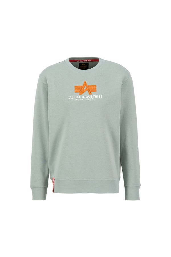 ALPHA INDUSTRIES ALPHA INDUSTRIES Суичър  пастелно зелено / оранжево / бяло