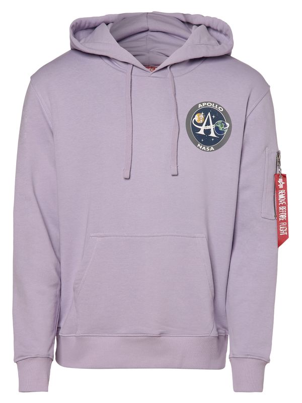 ALPHA INDUSTRIES ALPHA INDUSTRIES Суичър  шафран / люляк / червено / бяло