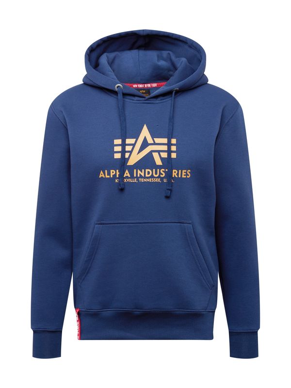 ALPHA INDUSTRIES ALPHA INDUSTRIES Суичър  синьо / оранжево