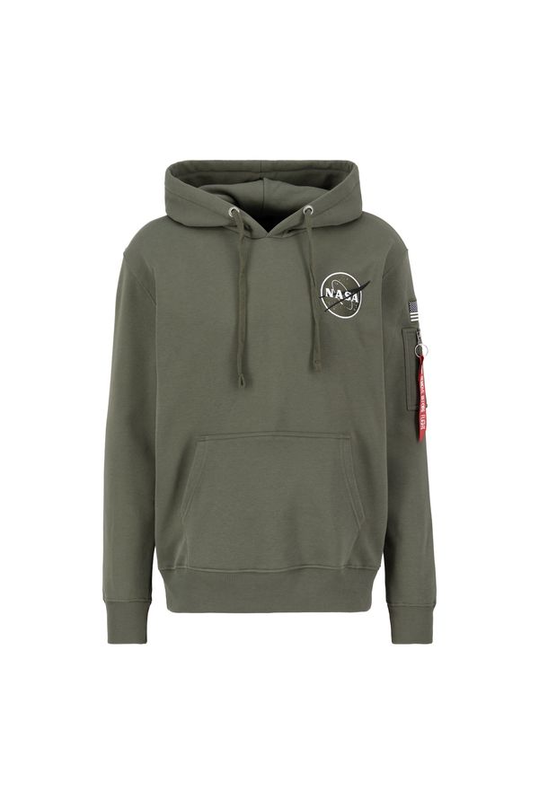ALPHA INDUSTRIES ALPHA INDUSTRIES Суичър 'Space Shuttle'  маслина / черно / бяло