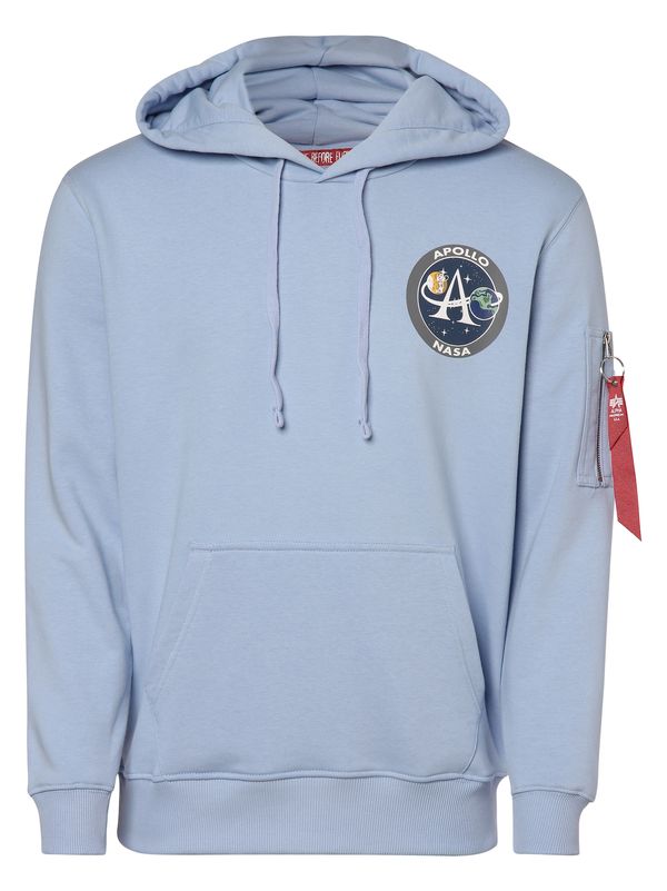 ALPHA INDUSTRIES ALPHA INDUSTRIES Суичър  светлосиньо / пъстро