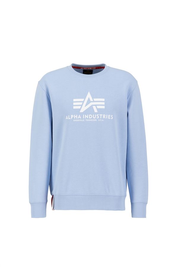 ALPHA INDUSTRIES ALPHA INDUSTRIES Суичър  светлосиньо / тъмночервено / бяло