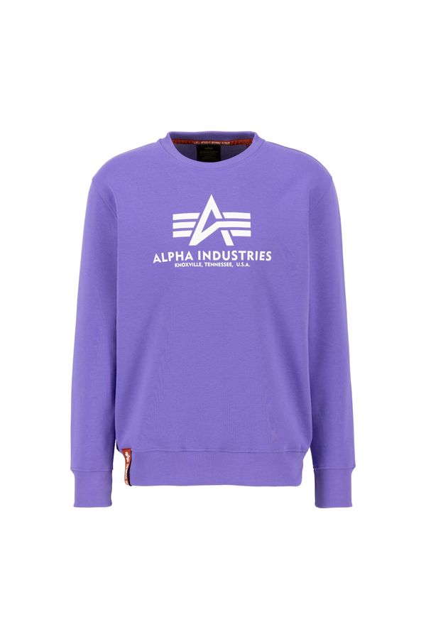 ALPHA INDUSTRIES ALPHA INDUSTRIES Суичър  виолетов / бяло