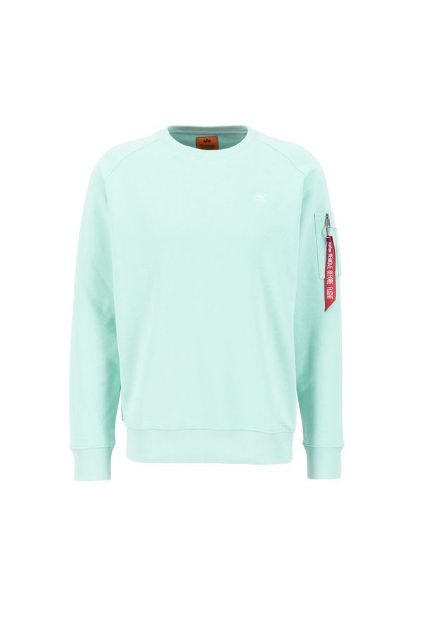 ALPHA INDUSTRIES ALPHA INDUSTRIES Суичър 'X-Fit'  мента / червено