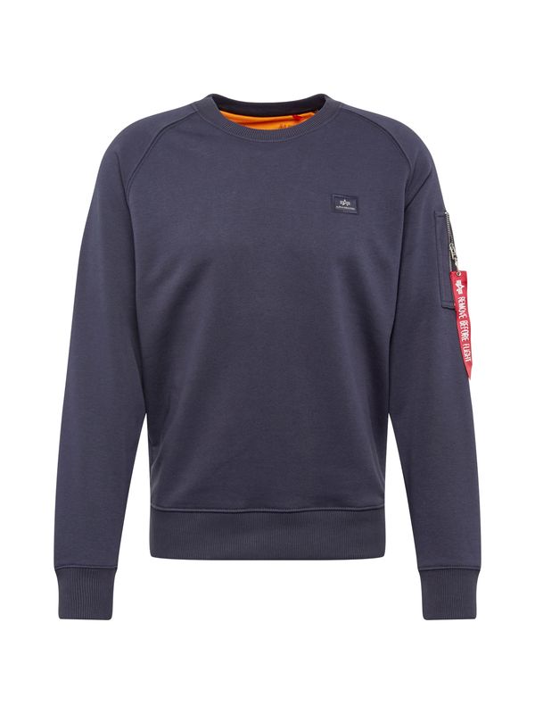 ALPHA INDUSTRIES ALPHA INDUSTRIES Суичър 'X-Fit'  нейви синьо / червено / черно / бяло