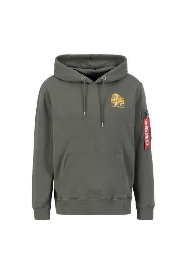 ALPHA INDUSTRIES ALPHA INDUSTRIES Суичър  жълто / маслина / оранжево / червено / бяло