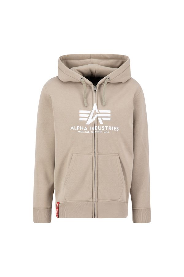 ALPHA INDUSTRIES ALPHA INDUSTRIES Суичъри с качулка  цвят "пясък" / бяло