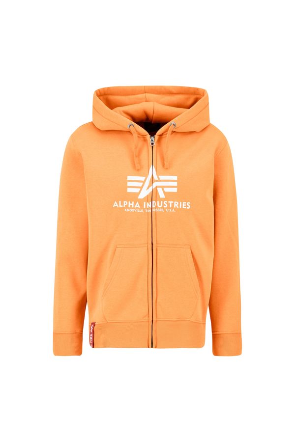 ALPHA INDUSTRIES ALPHA INDUSTRIES Суичъри с качулка  оранжево / бяло