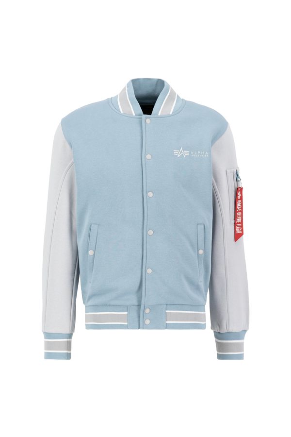 ALPHA INDUSTRIES ALPHA INDUSTRIES Суичъри с качулка  светлосиньо / сиво / червено