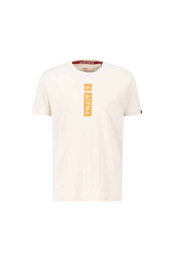 ALPHA INDUSTRIES ALPHA INDUSTRIES Тениска  бежово / оранжево