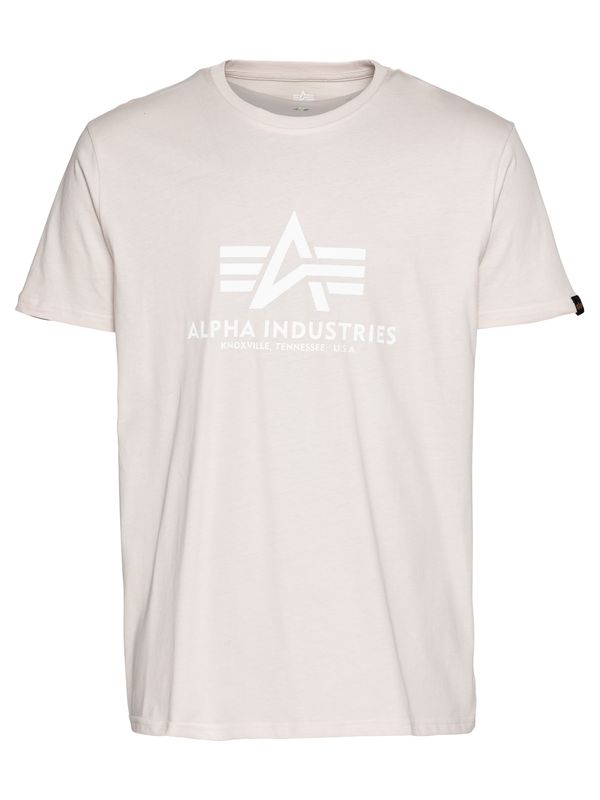 ALPHA INDUSTRIES ALPHA INDUSTRIES Тениска  бяло / яйчена черупка