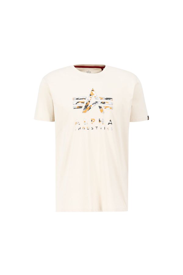 ALPHA INDUSTRIES ALPHA INDUSTRIES Тениска 'Camo PP T'  къри / сиво / антрацитно черно / мръсно бяло