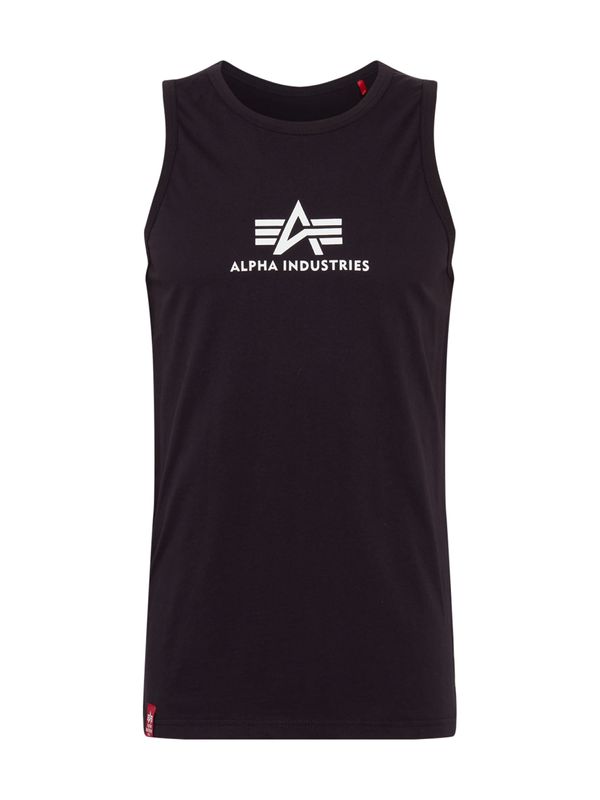 ALPHA INDUSTRIES ALPHA INDUSTRIES Тениска  черно / бяло
