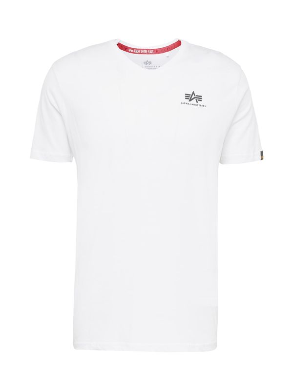 ALPHA INDUSTRIES ALPHA INDUSTRIES Тениска  черно / бяло