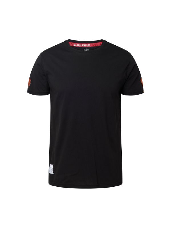 ALPHA INDUSTRIES ALPHA INDUSTRIES Тениска 'Dragon'  синьо / лилав / оранжево / черно