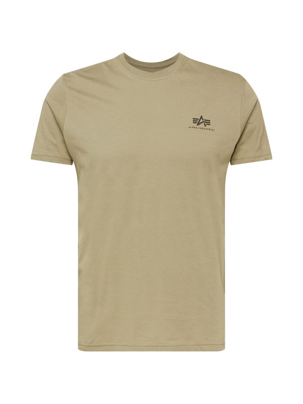 ALPHA INDUSTRIES ALPHA INDUSTRIES Тениска  маслина / черно