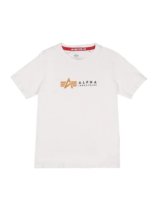 ALPHA INDUSTRIES ALPHA INDUSTRIES Тениска  мед / черно / бяло