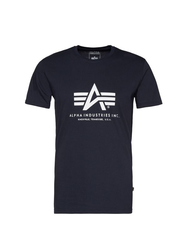 ALPHA INDUSTRIES ALPHA INDUSTRIES Тениска  нейви синьо / бяло