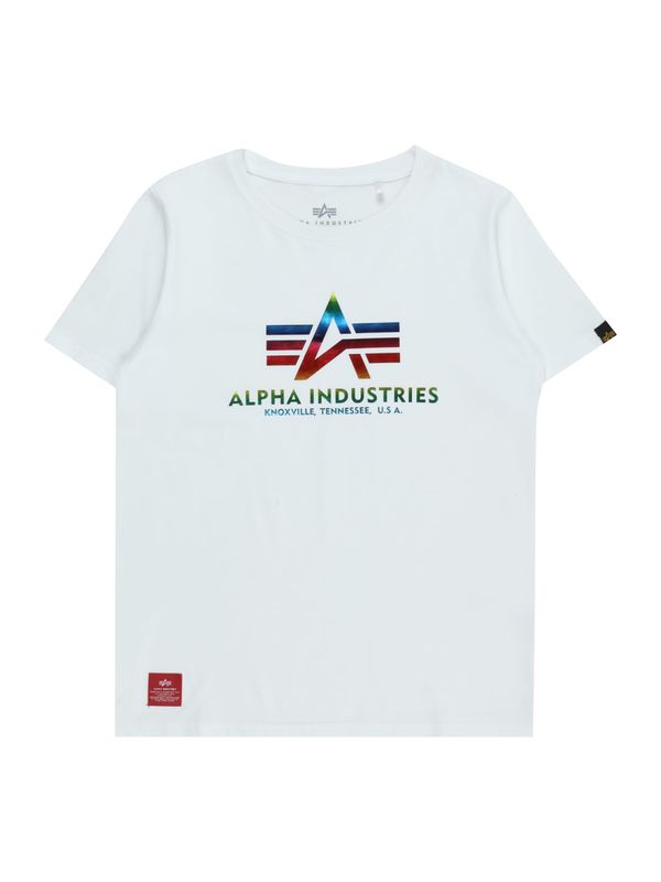 ALPHA INDUSTRIES ALPHA INDUSTRIES Тениска  нейви синьо / червено / бяло