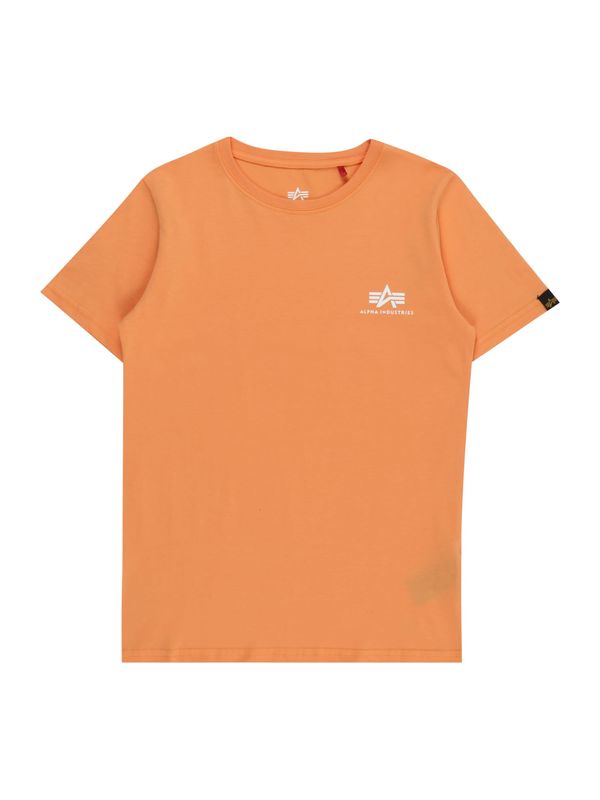 ALPHA INDUSTRIES ALPHA INDUSTRIES Тениска  оранжево / черно / бяло