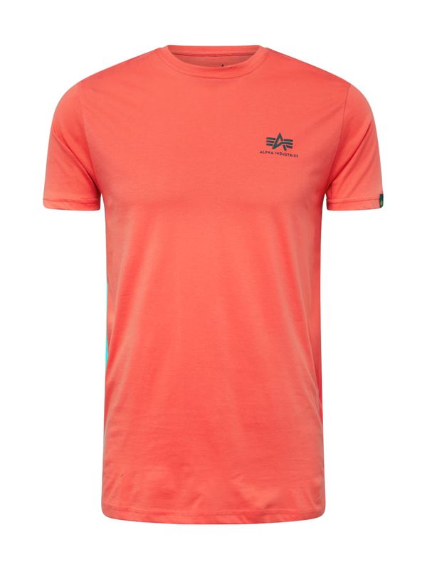 ALPHA INDUSTRIES ALPHA INDUSTRIES Тениска  пъпеш / черно