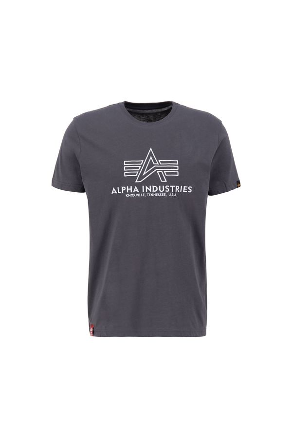 ALPHA INDUSTRIES ALPHA INDUSTRIES Тениска  сиво / червено / черно / бяло