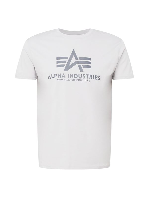 ALPHA INDUSTRIES ALPHA INDUSTRIES Тениска  сиво / светлосиво