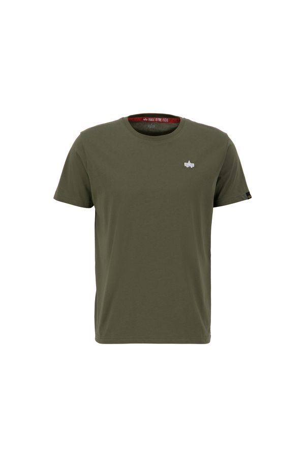 ALPHA INDUSTRIES ALPHA INDUSTRIES Тениска  сиво / тъмнозелено