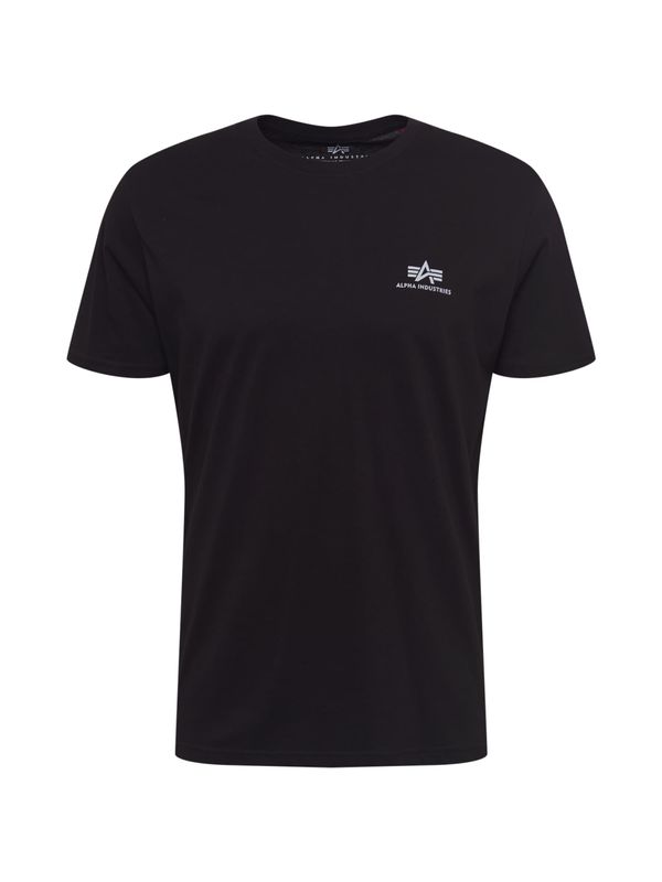 ALPHA INDUSTRIES ALPHA INDUSTRIES Тениска  сребърно сиво / черно