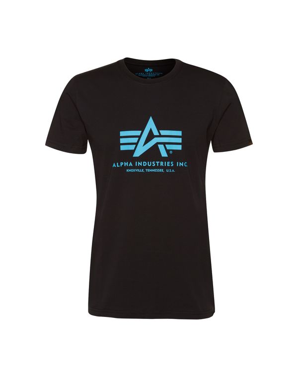 ALPHA INDUSTRIES ALPHA INDUSTRIES Тениска  светлосиньо / черно