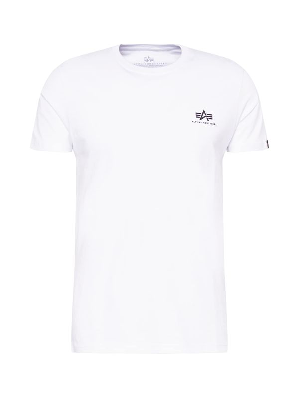 ALPHA INDUSTRIES ALPHA INDUSTRIES Тениска  тъмнокафяво / сиво / черно / бяло