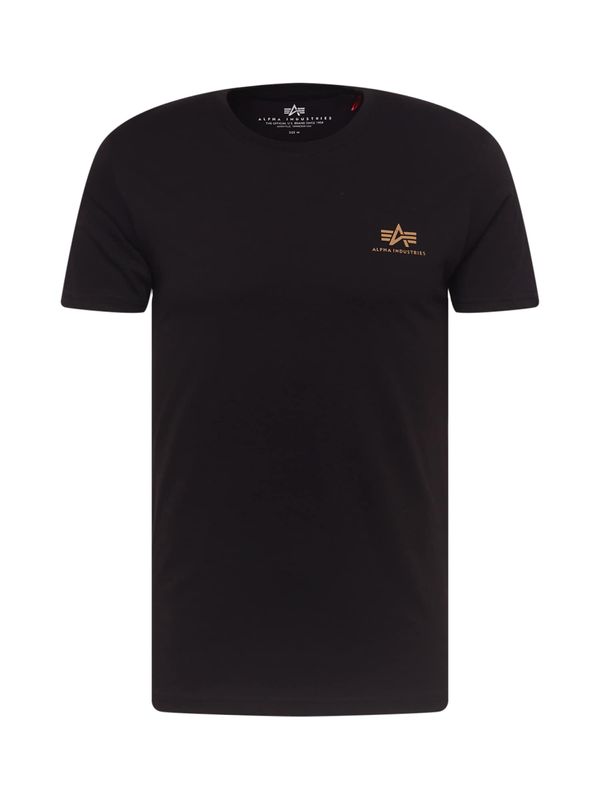 ALPHA INDUSTRIES ALPHA INDUSTRIES Тениска  тъмнокафяво / зелено / каки / черно