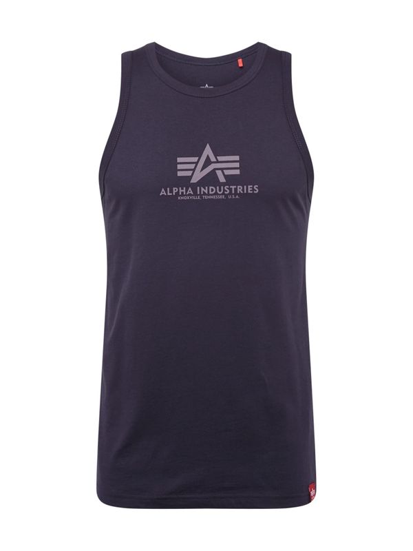 ALPHA INDUSTRIES ALPHA INDUSTRIES Тениска  тъмносиньо / сиво