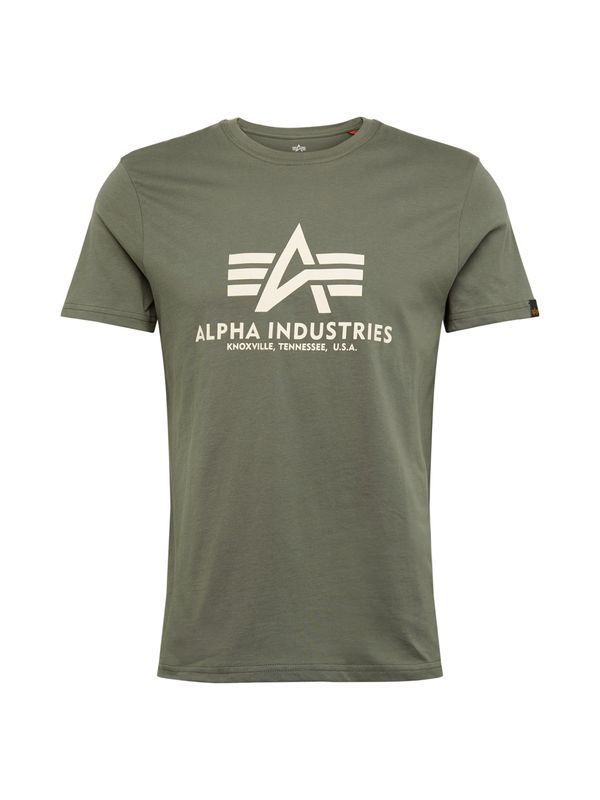 ALPHA INDUSTRIES ALPHA INDUSTRIES Тениска  зелено