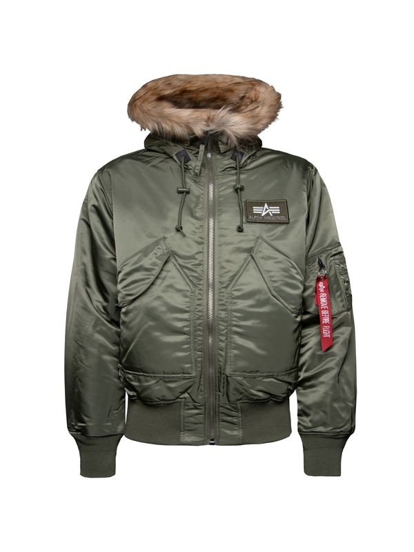 ALPHA INDUSTRIES ALPHA INDUSTRIES Зимно яке  кафяво / зелено / червено / бяло