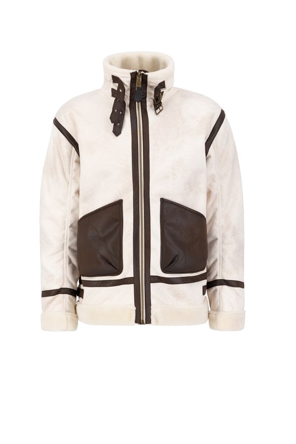 ALPHA INDUSTRIES ALPHA INDUSTRIES Зимно яке  кремаво / тъмнокафяво