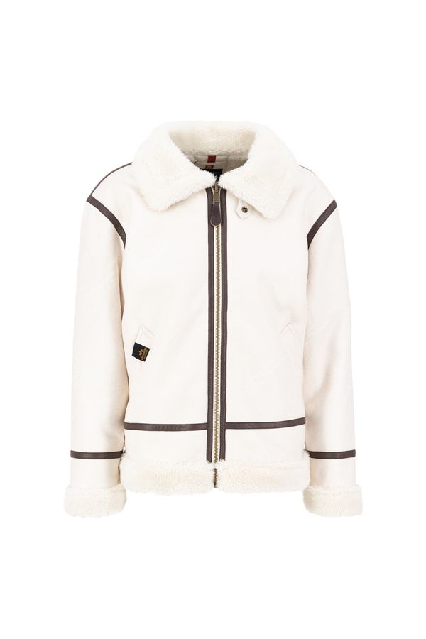 ALPHA INDUSTRIES ALPHA INDUSTRIES Зимно яке  шоколад / бяло