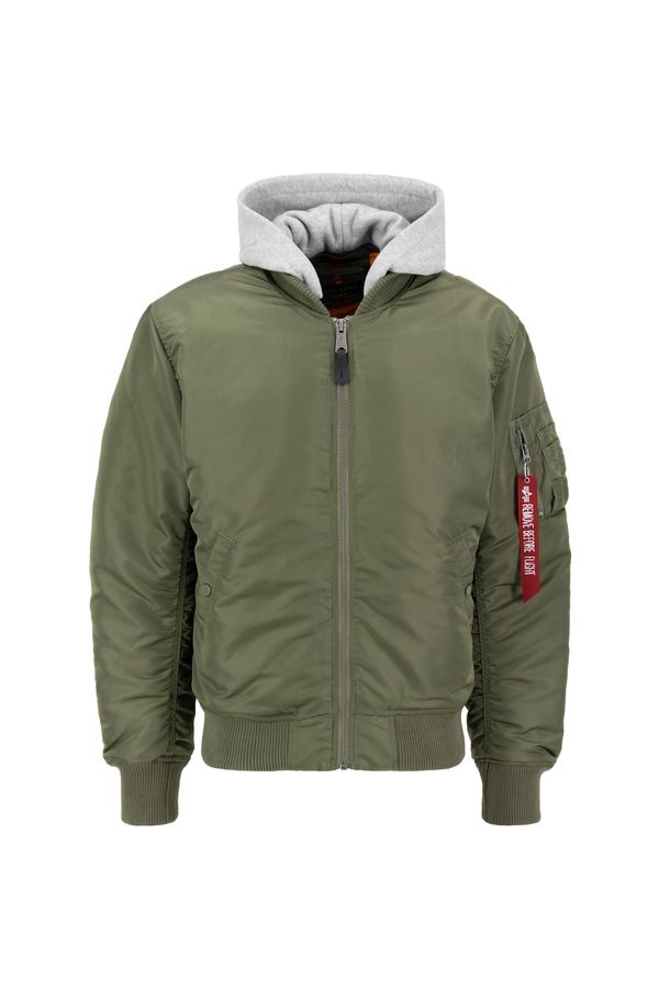 ALPHA INDUSTRIES ALPHA INDUSTRIES Зимно яке  сиво / зелено / пъстро