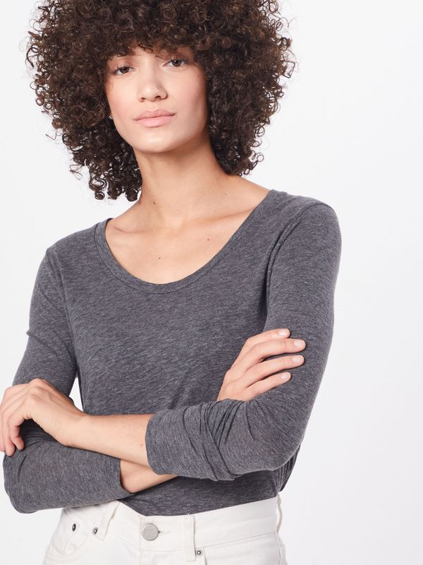 AMERICAN VINTAGE AMERICAN VINTAGE Тениска  антрацитно черно