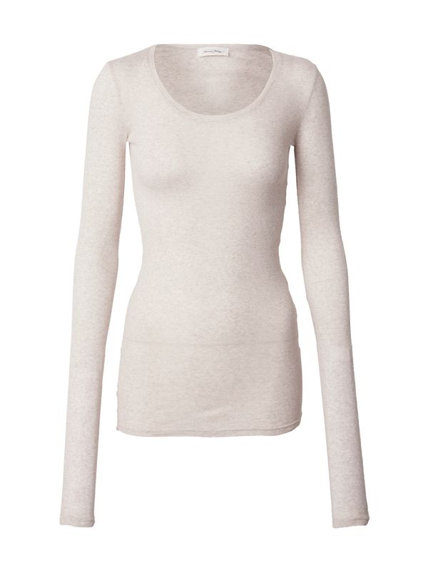 AMERICAN VINTAGE AMERICAN VINTAGE Тениска 'MASSACHUSETTS'  бежово меланж