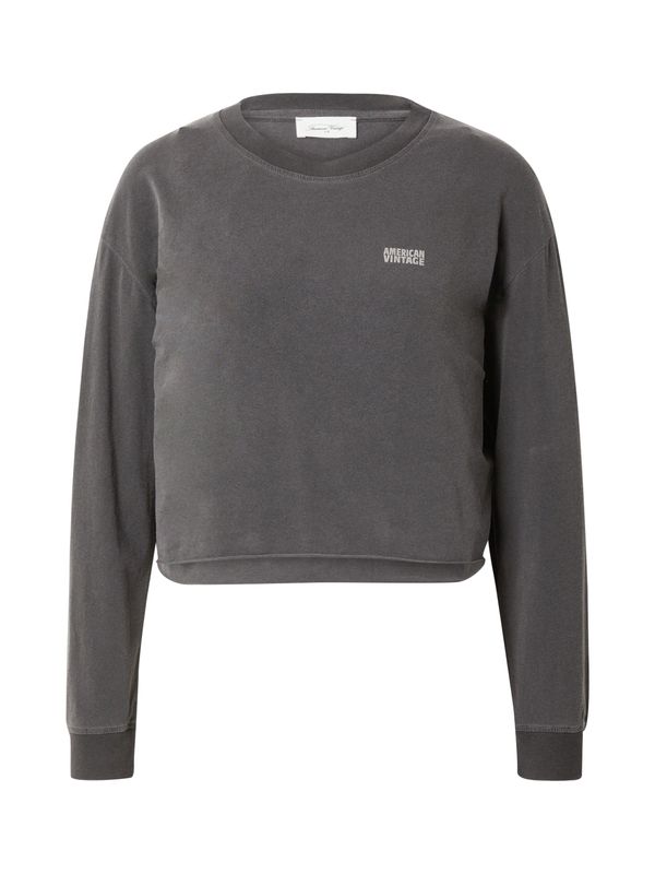 AMERICAN VINTAGE AMERICAN VINTAGE Тениска  сиво / тъмносиво