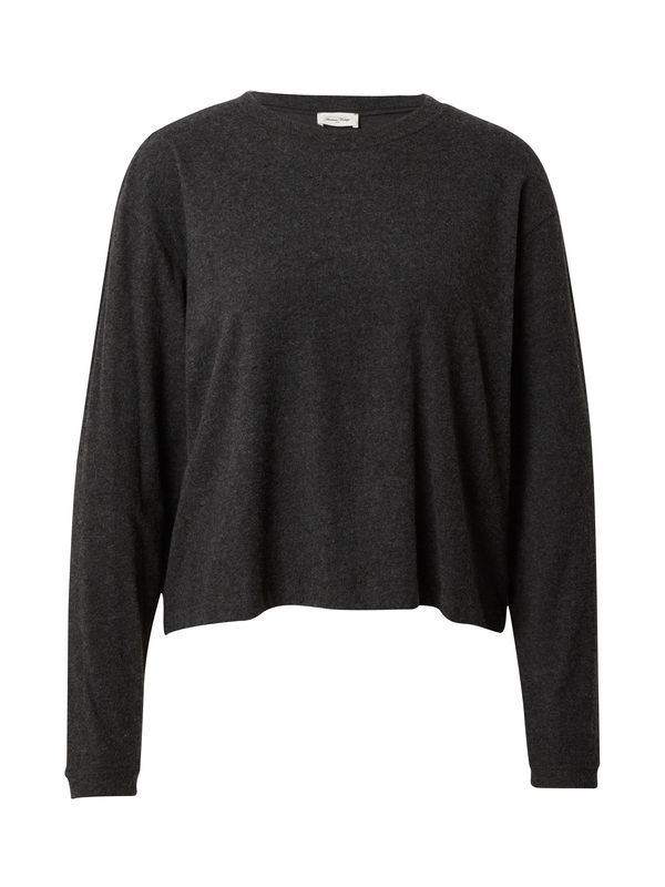 AMERICAN VINTAGE AMERICAN VINTAGE Тениска 'YPAWOOD'  антрацитно черно