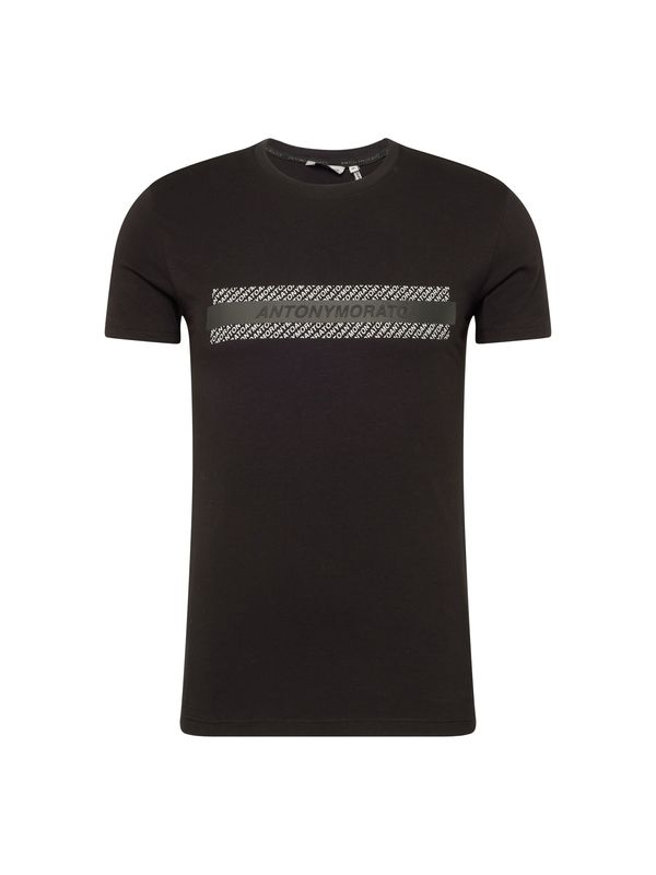 ANTONY MORATO ANTONY MORATO Тениска  черно / бяло