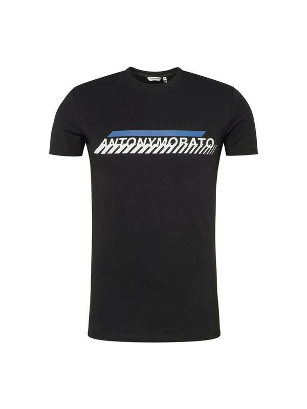 ANTONY MORATO ANTONY MORATO Тениска  светлосиньо / черно / бяло